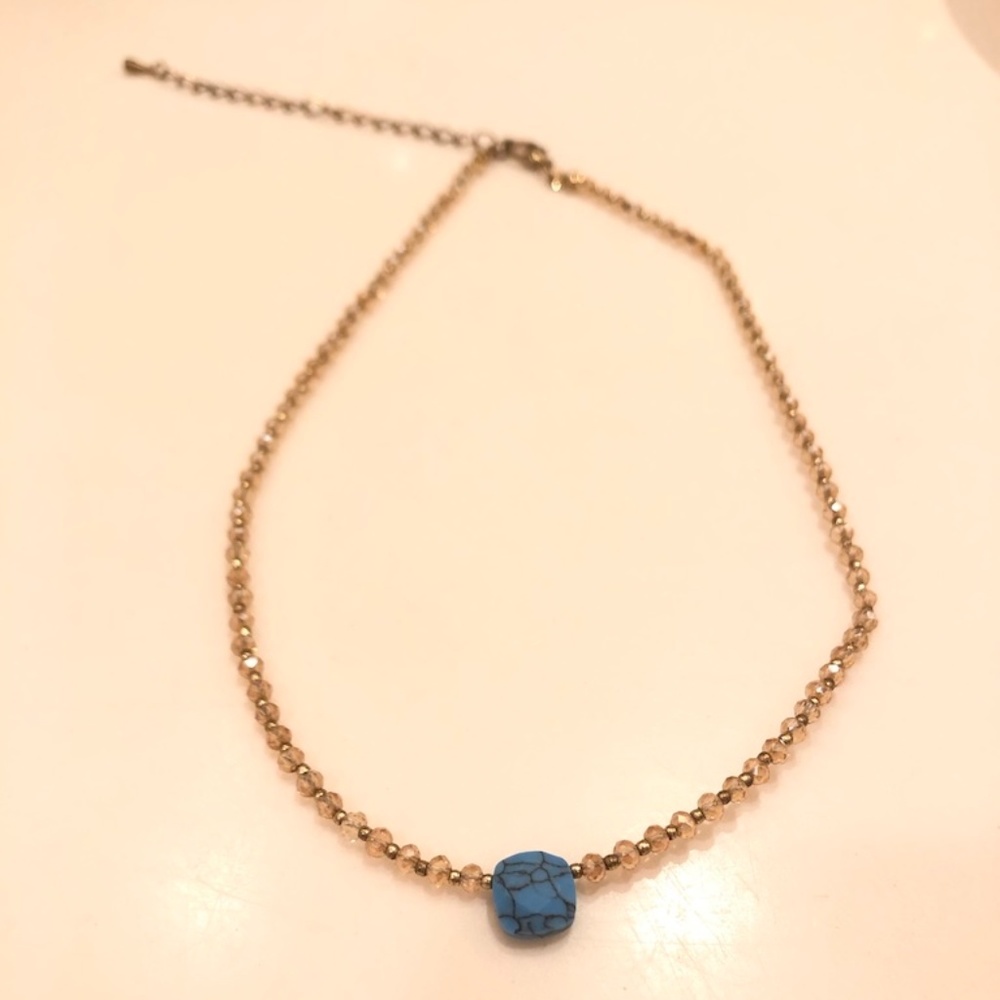 Turquoise Stone Choker
